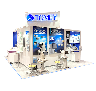 Tomeyの展示会のブースの写真